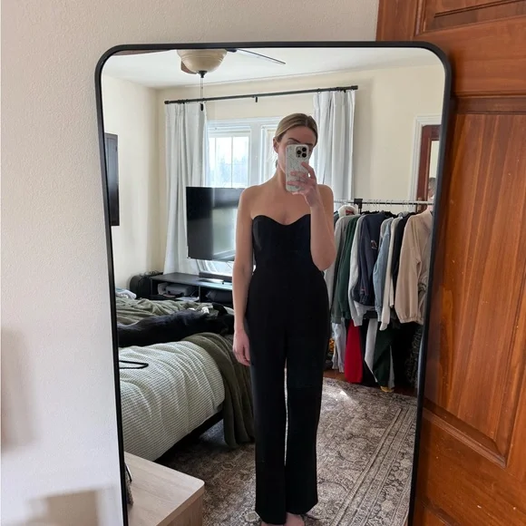 NWT Abercrombie& Fitch Strapless Jumpsuit - Picture 2 of 12